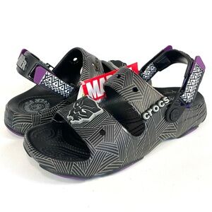Crocs x Marvel Black Panther Wakanda Forever with Jibbitz Sandals Mens/Womens